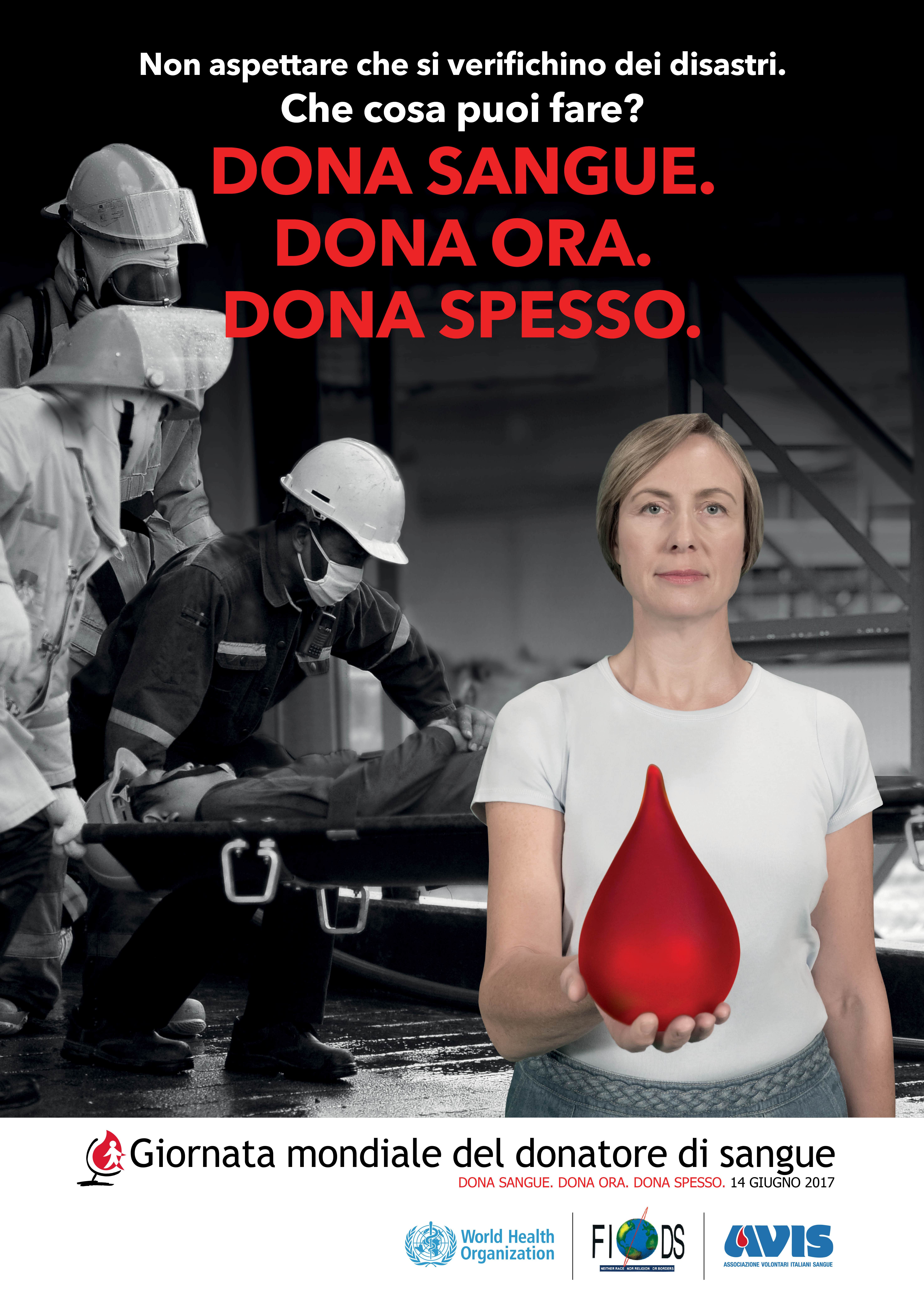 giornata mondiale del donatore di sangue 2017